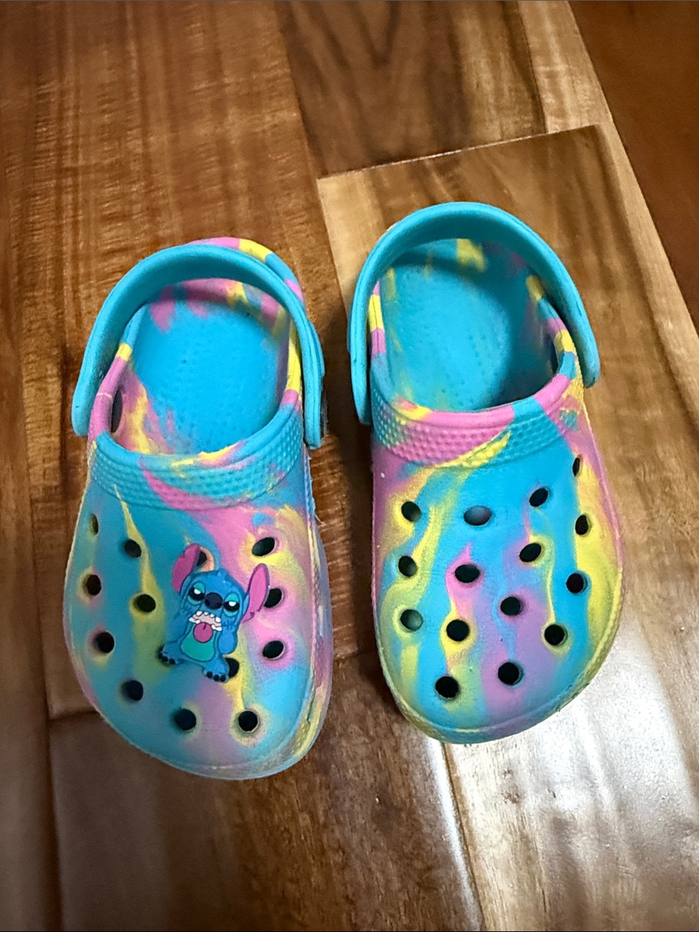 Kids slip on foam sandals clogs in toddler size 7